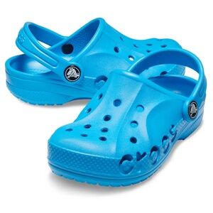 NEW Crocs Unisex-Child Baya Clog, Ocean/Ocean, Size C13 Children